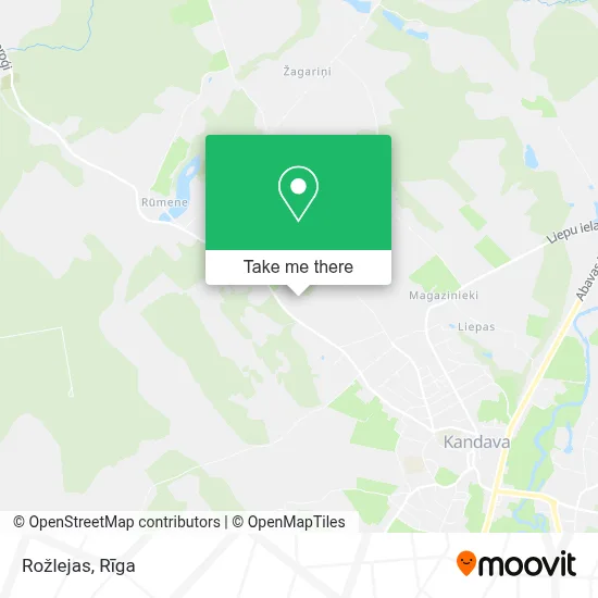 Rožlejas map