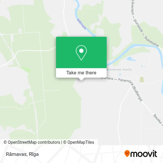 Rāmavas map