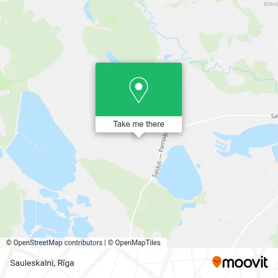 Sauleskalni map