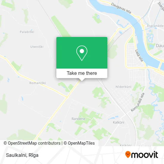 Saulkalni map