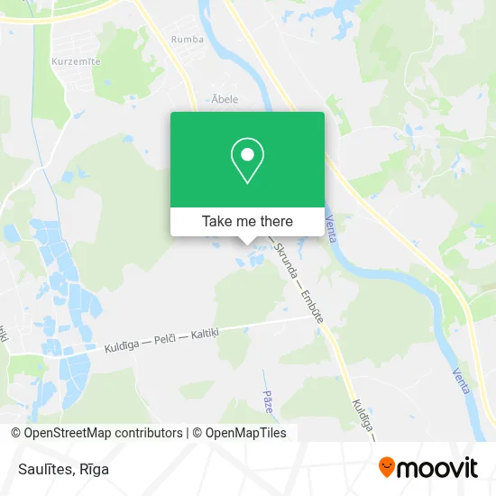 Saulītes map