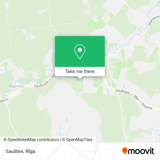 Saulītes map