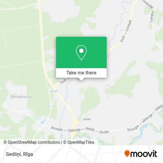 Sedliņi map