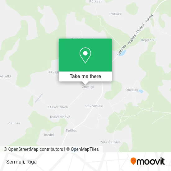 Sermuļi map