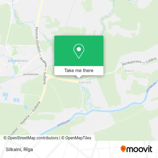 Silkalni map