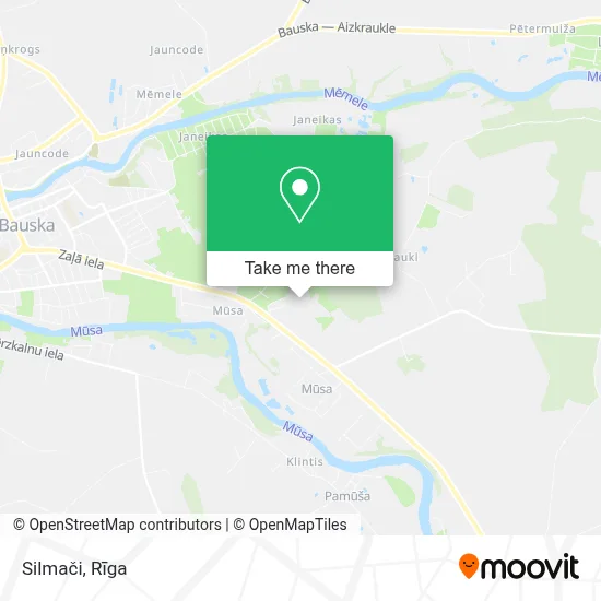 Silmači map