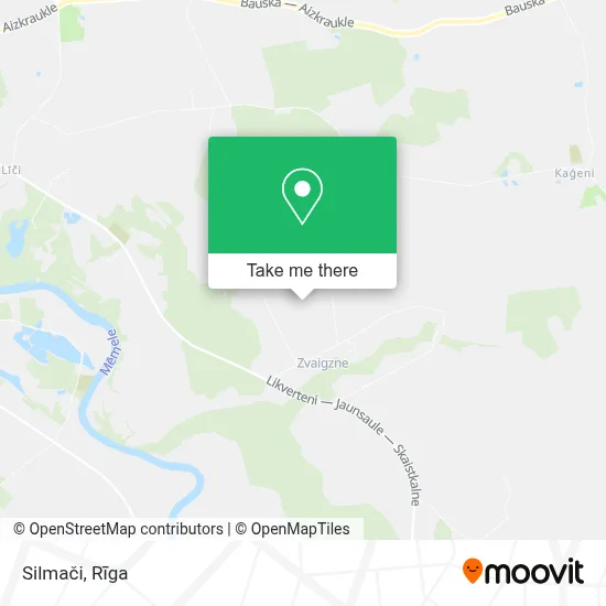 Silmači map