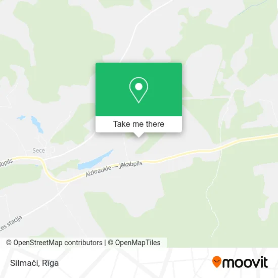 Silmači map