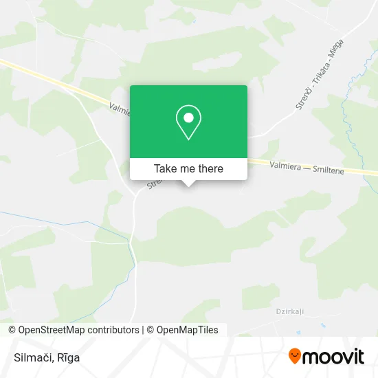Silmači map