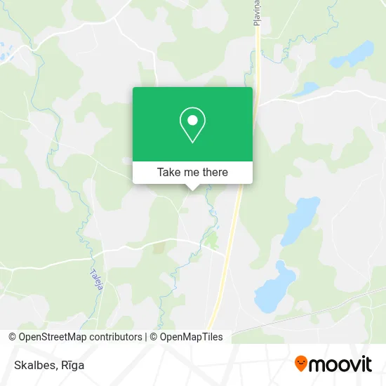 Skalbes map