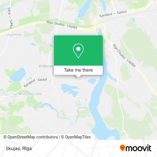 Skujas map