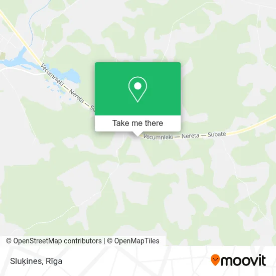 Sluķines map