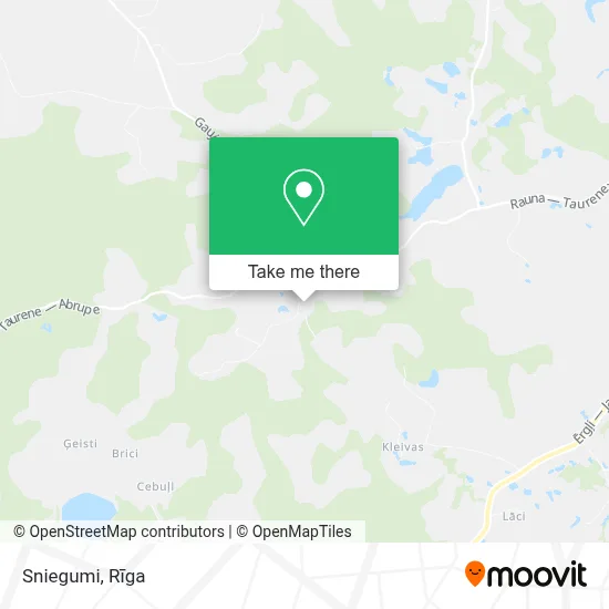 Sniegumi map