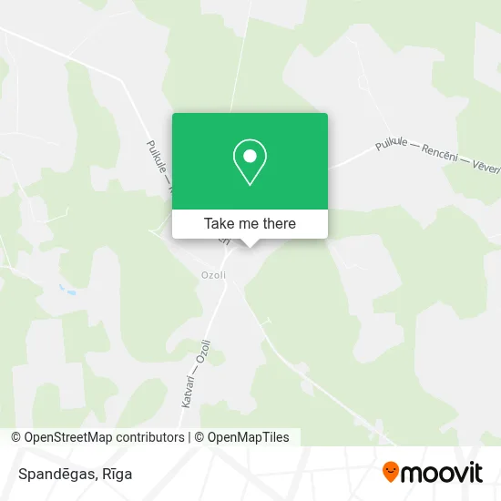 Spandēgas map