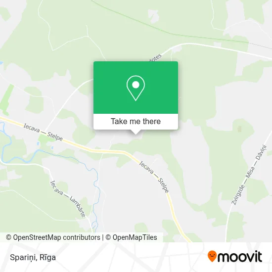 Spariņi map