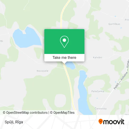 Spūļi map