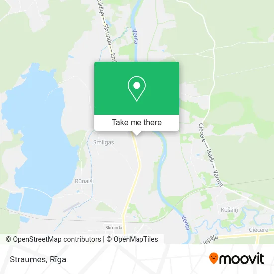 Straumes map