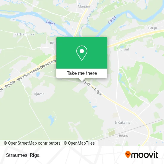 Straumes map