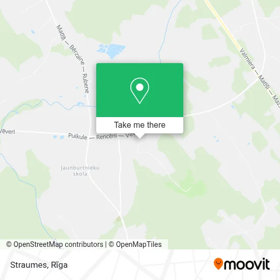 Straumes map