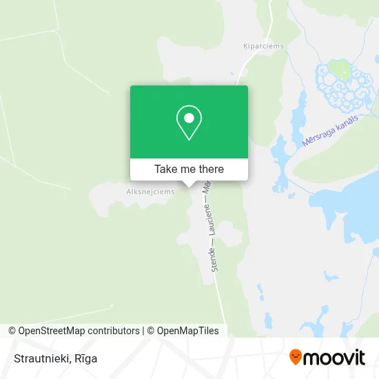 Strautnieki map