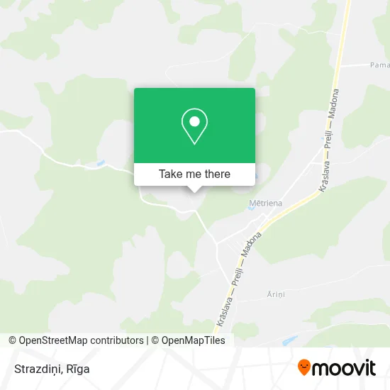 Strazdiņi map