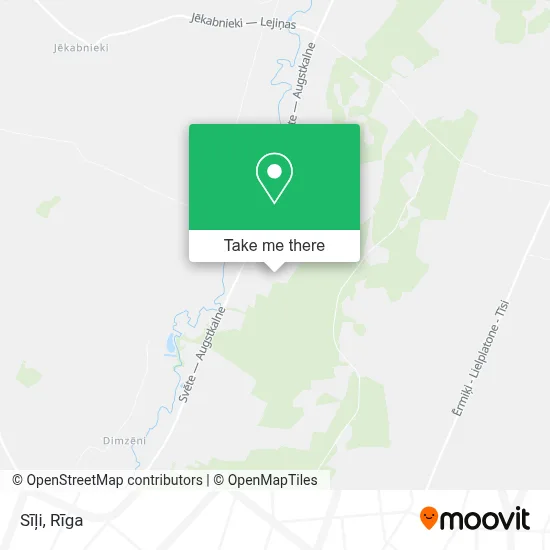 Sīļi map