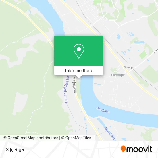 Sīļi map