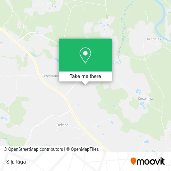 Sīļi map