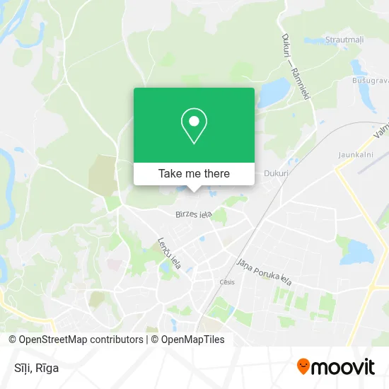 Sīļi map