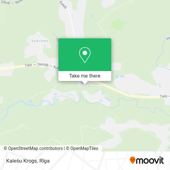 Kalešu Krogs map