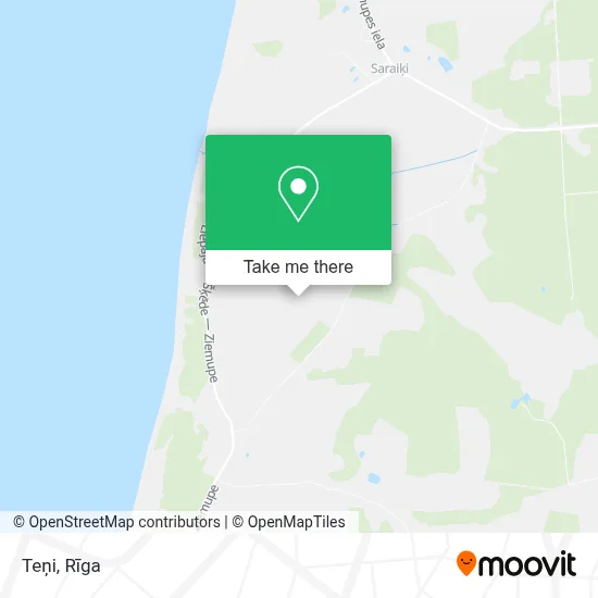 Teņi map