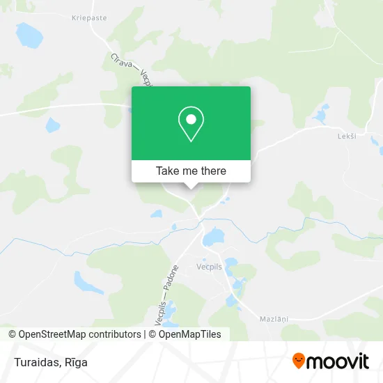Turaidas map