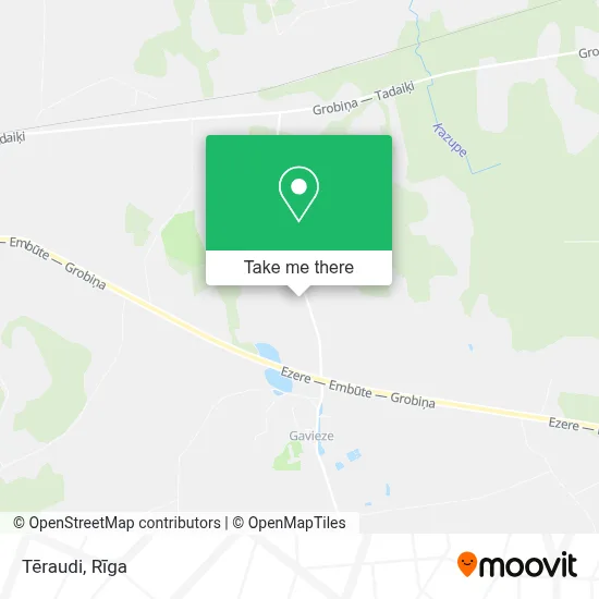 Tēraudi map