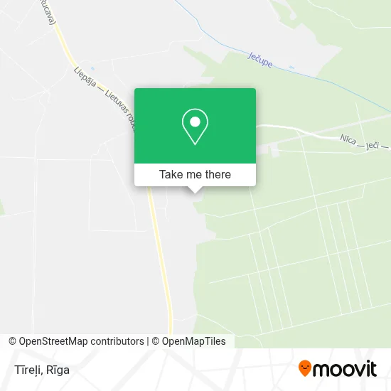 Tīreļi map