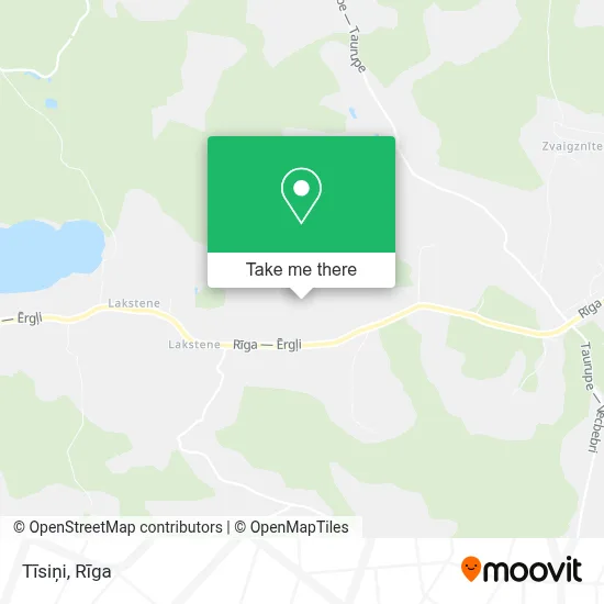 Tīsiņi map