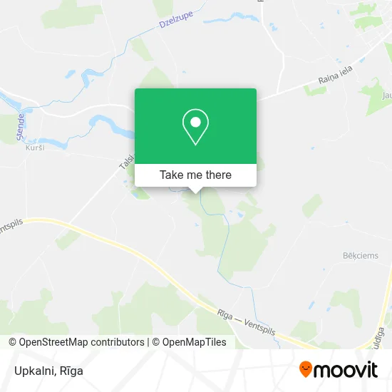 Upkalni map