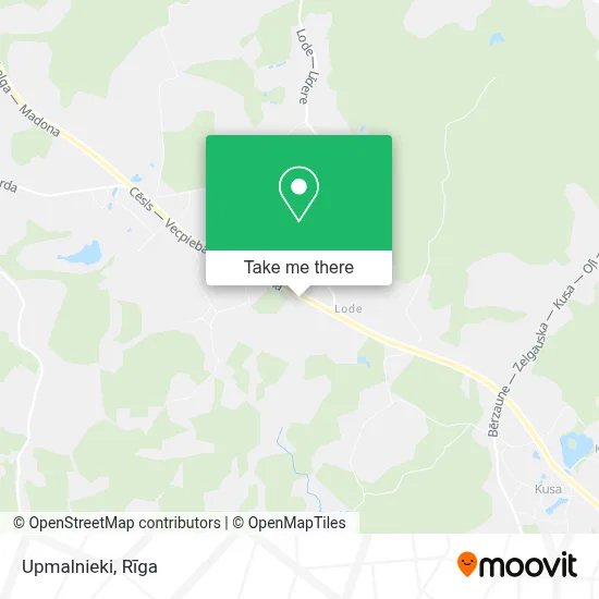 Upmalnieki map