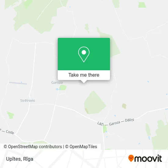 Upītes map