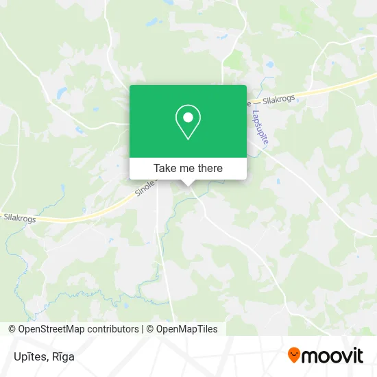 Upītes map