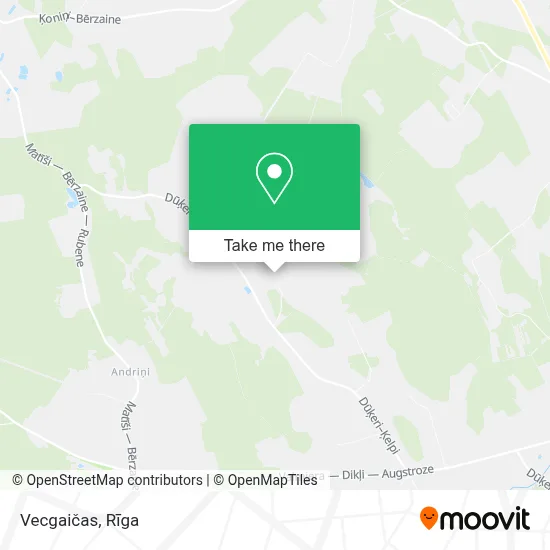 Vecgaičas map