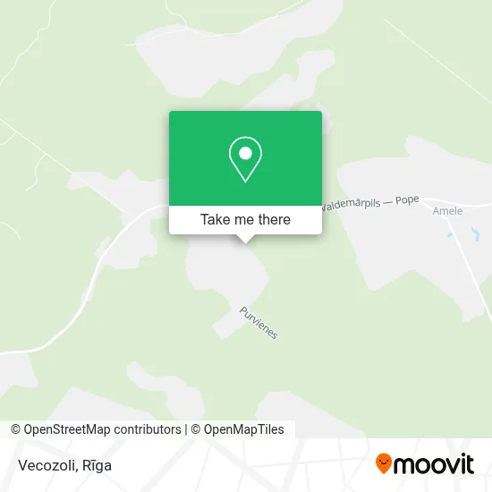 Vecozoli map