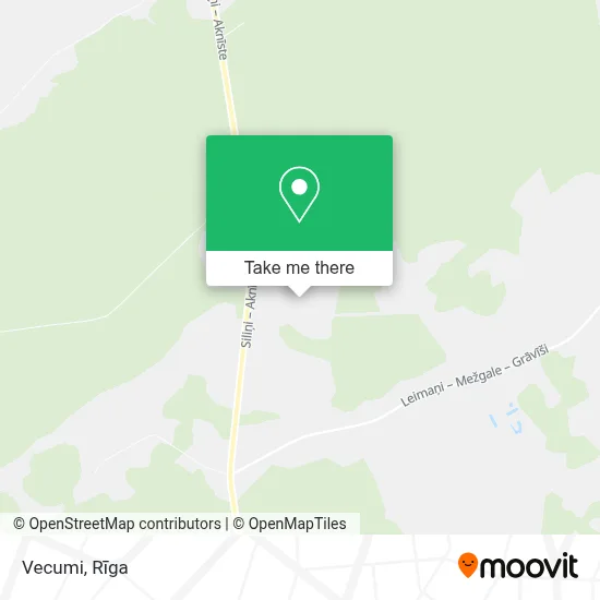 Vecumi map
