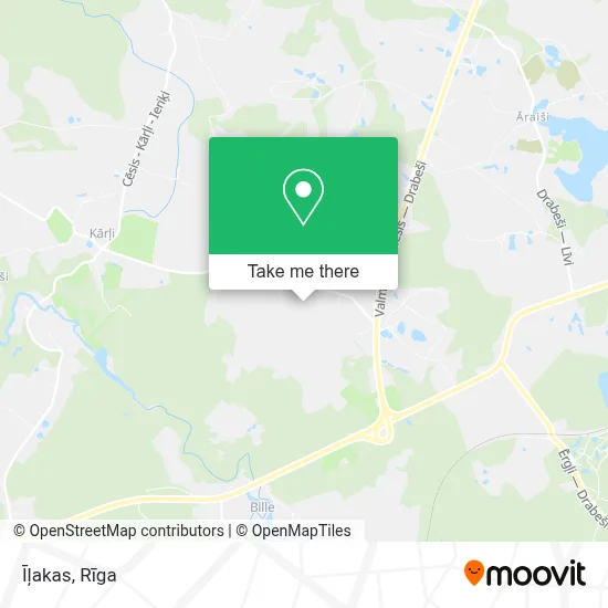Īļakas map