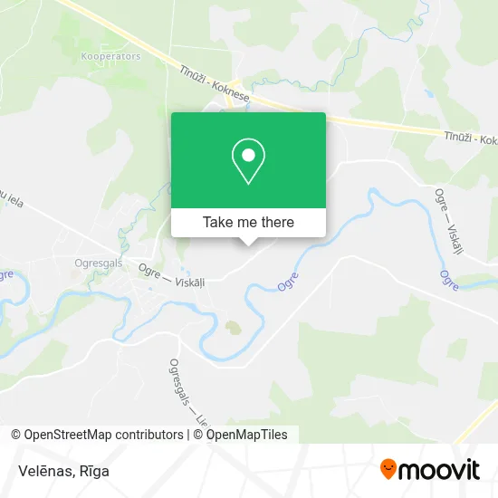 Velēnas map