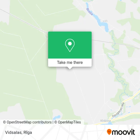 Vidsalas map
