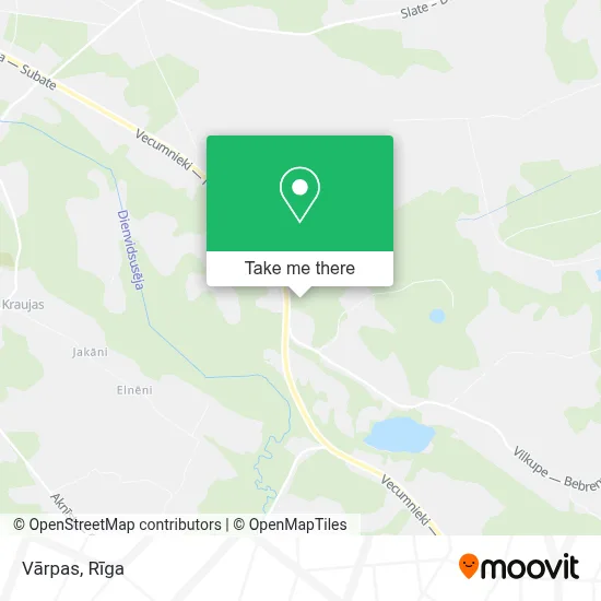 Vārpas map
