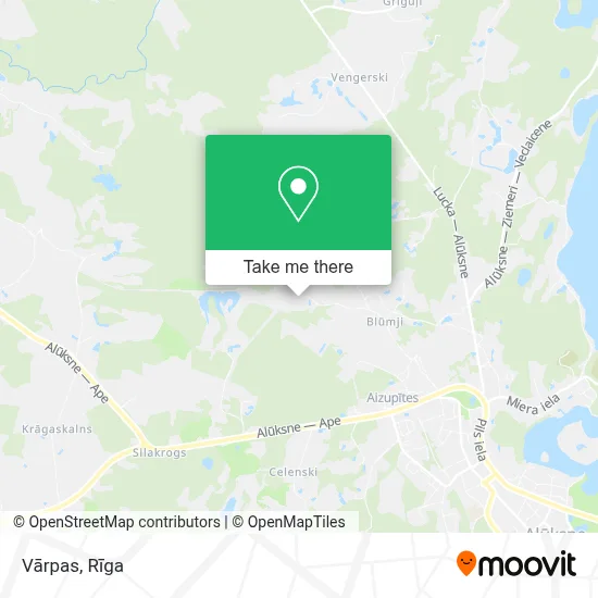 Vārpas map