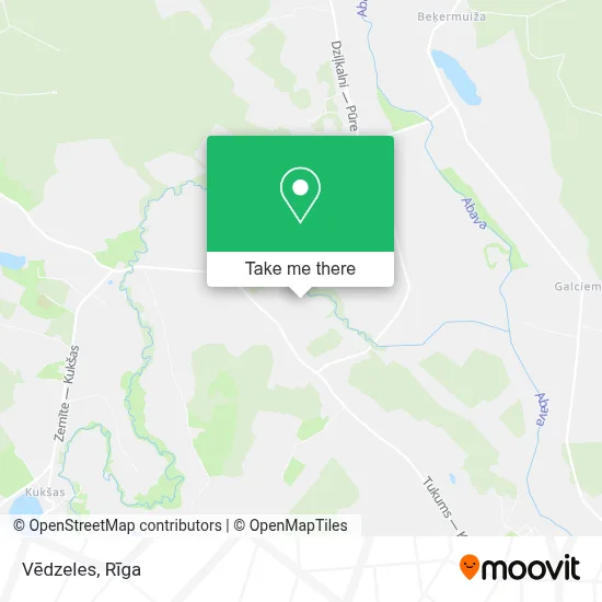 Vēdzeles map