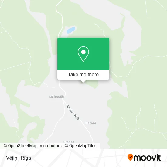 Vējiņi map