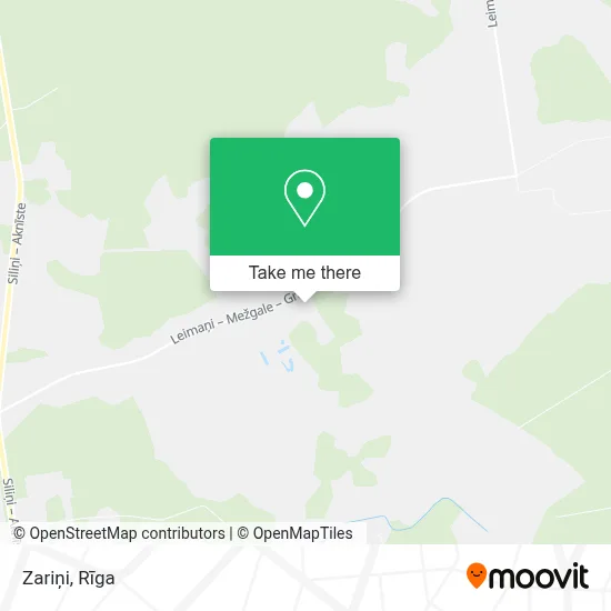 Zariņi map